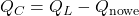  Q_C = Q_L - Q_{\text{nowe}} 