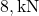 8 , \text{kN}