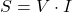  S = V \cdot I 