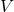 V 