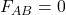 F_{AB} = 0